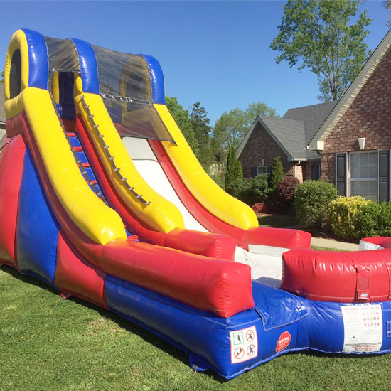 Inflatable slides for children garden