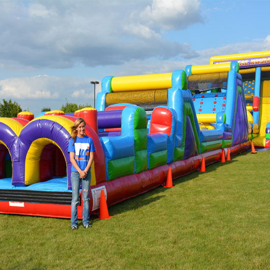Adult inflatable obstacle course