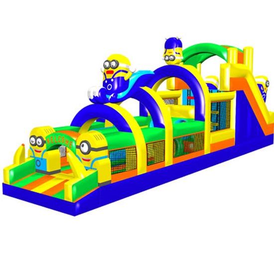 Inflatable minions obstacle course