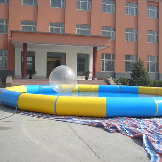 Inflatable pool and water ball